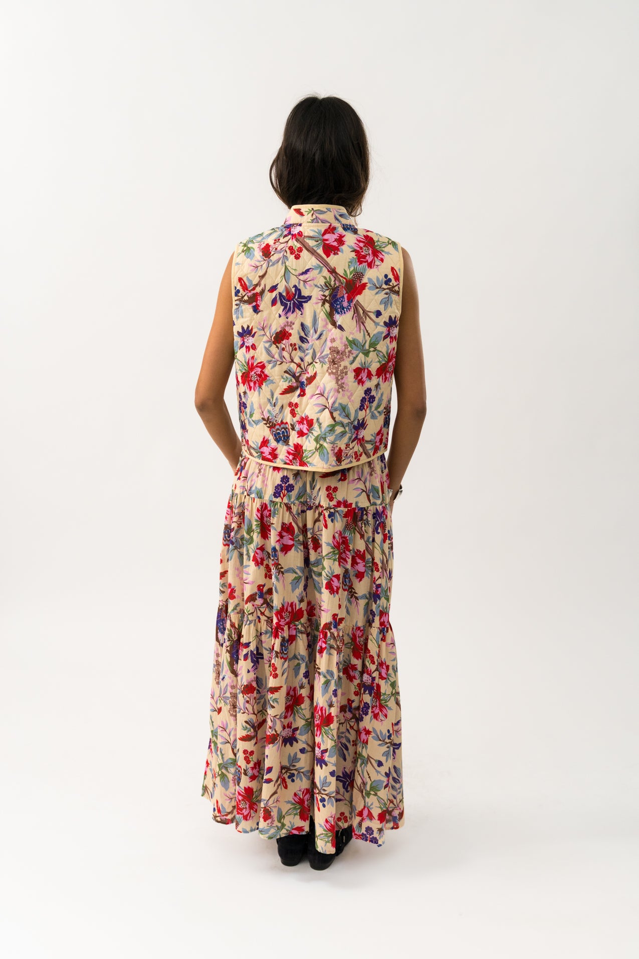 Lollys Laundry CairoLL Vest Vest 74 Flower Print