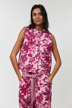 Lollys Laundry CairoLL Vest Vest 51 Pink