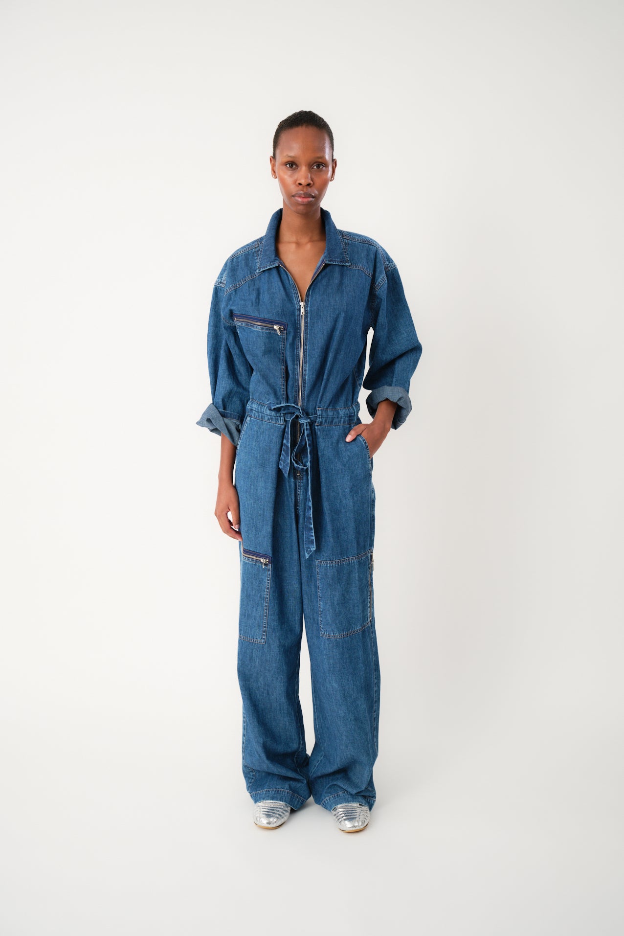 Lollys Laundry CamdenLL Jumpsuit Jumpsuit 100 Washed Denim