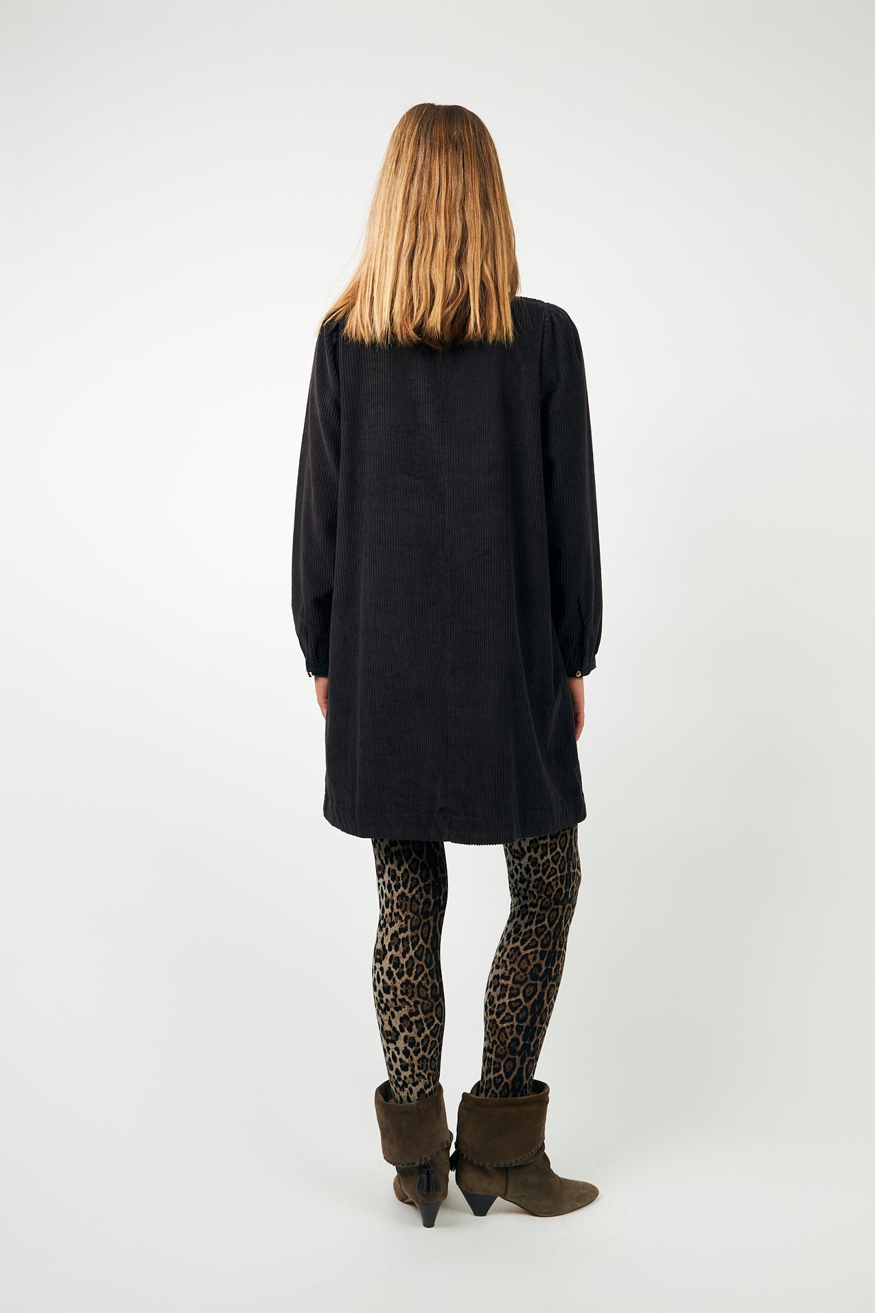 CarlaLL Short Dress - Dark Mokka