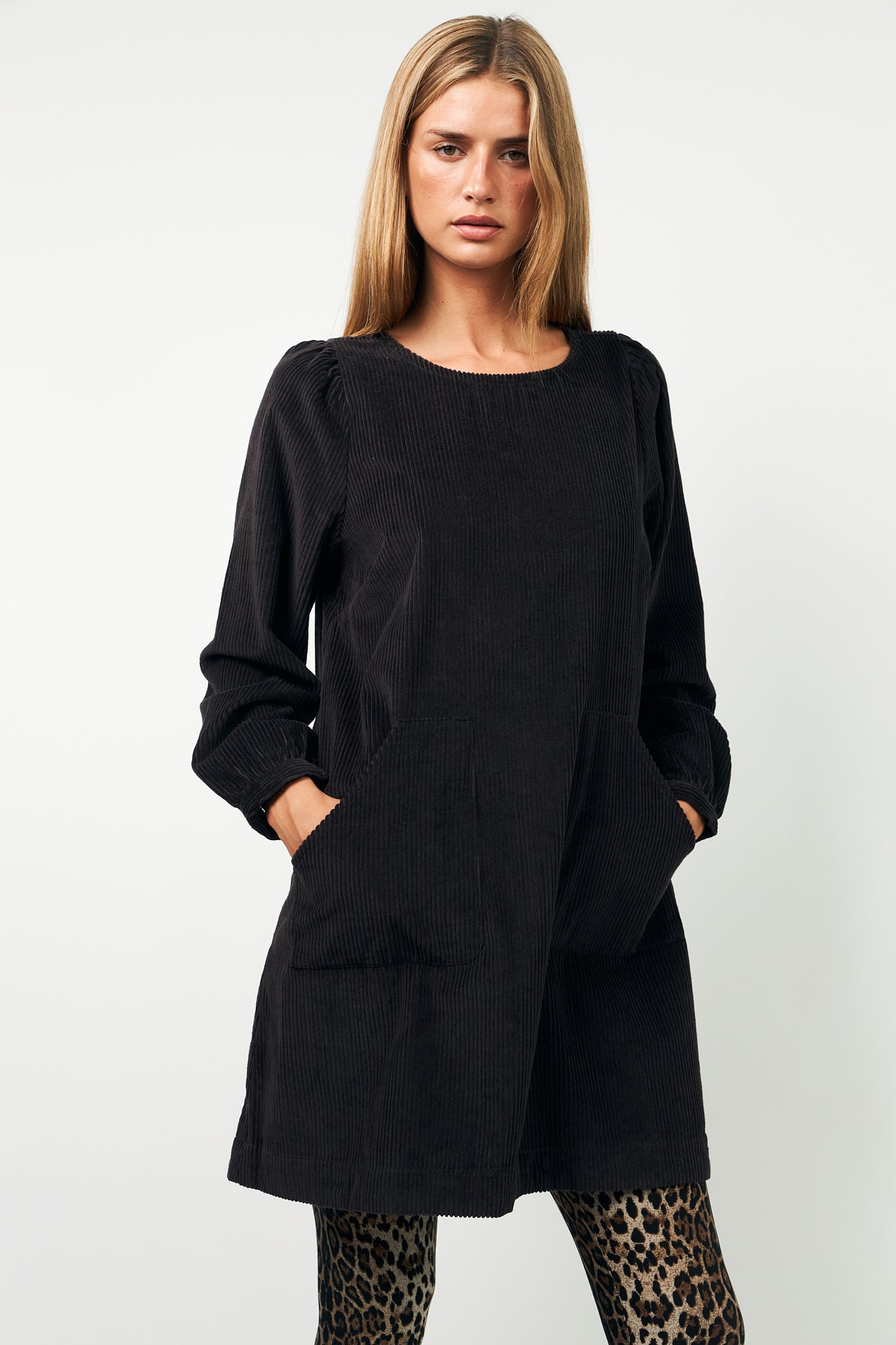 CarlaLL Short Dress - Dark Mokka