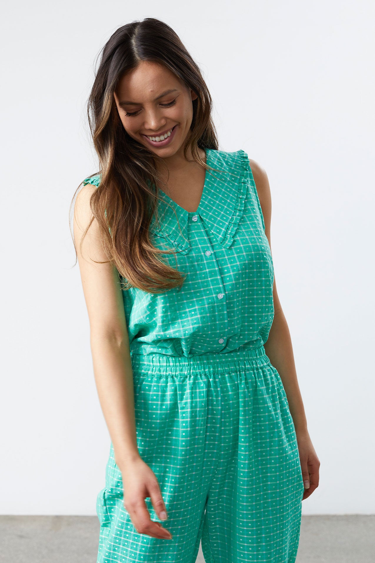 Lollys Laundry Carly Top Top 40 Green