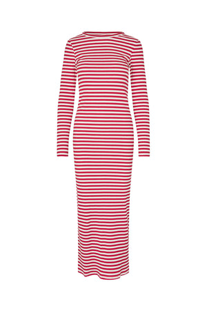 Lollys Laundry ChristineLL Maxi Dress LS Dress 30 Red