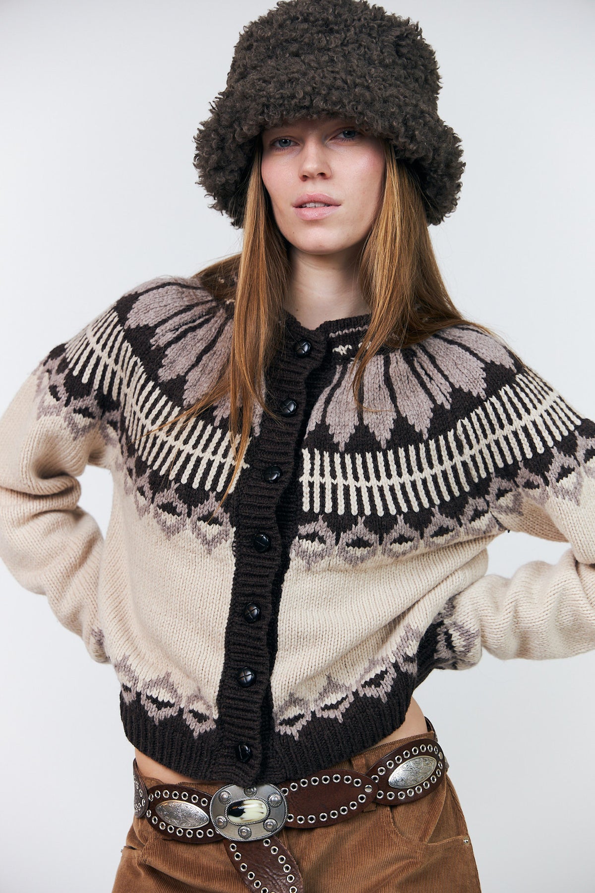 Lollys Laundry ClareLL Knit Cardigan Cardigan 02 Creme