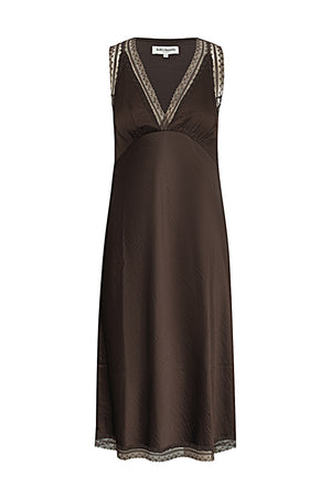 Lollys Laundry ClariLL Midi Dress Dress 87 Dark Mokka