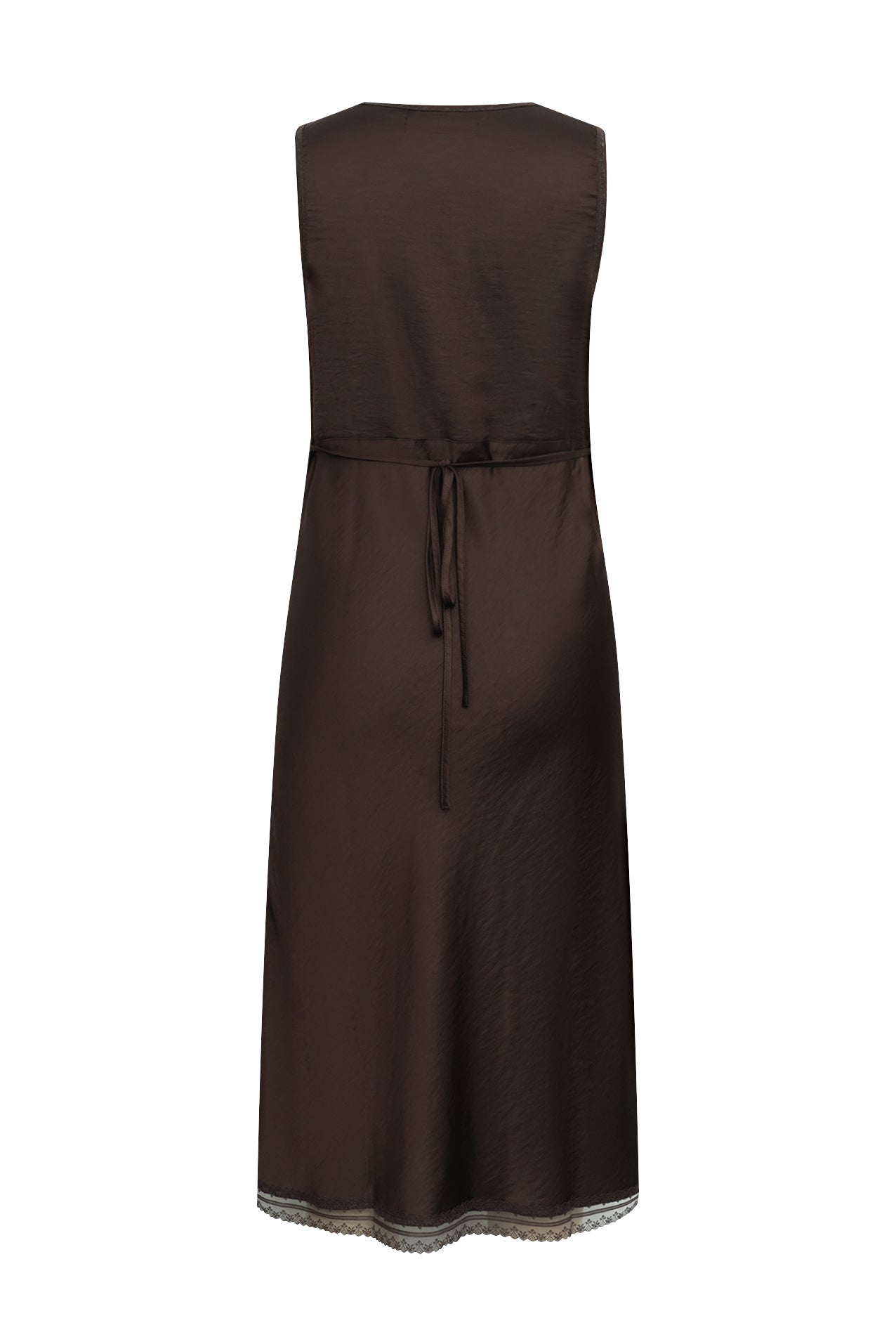 Lollys Laundry ClariLL Midi Dress Dress 87 Dark Mokka