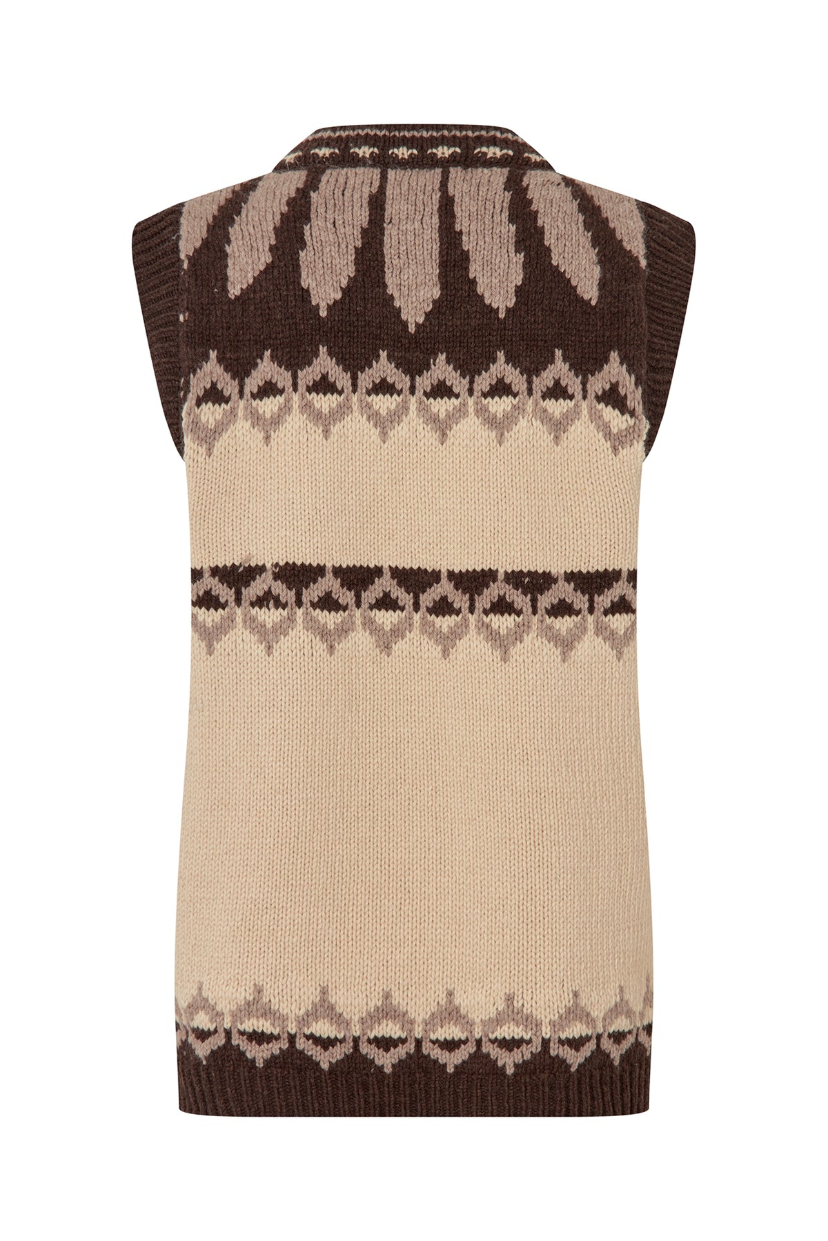 Lollys Laundry CleoLL Knit Vest Vest 02 Creme