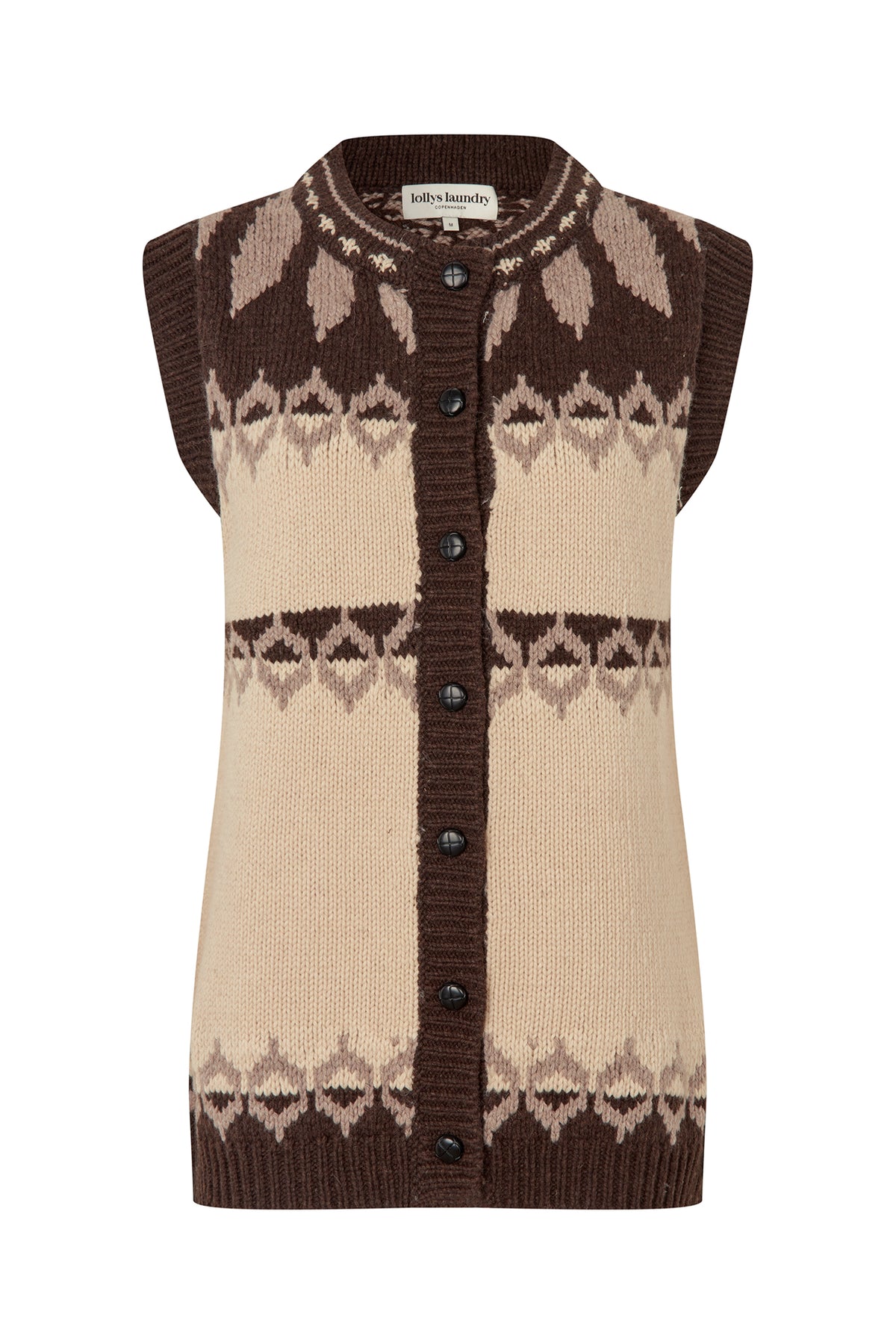 Lollys Laundry CleoLL Knit Vest Vest 02 Creme