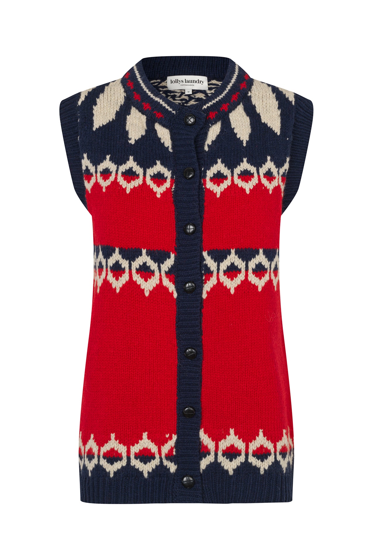 Lollys Laundry CleoLL Knit Vest Vest 30 Red