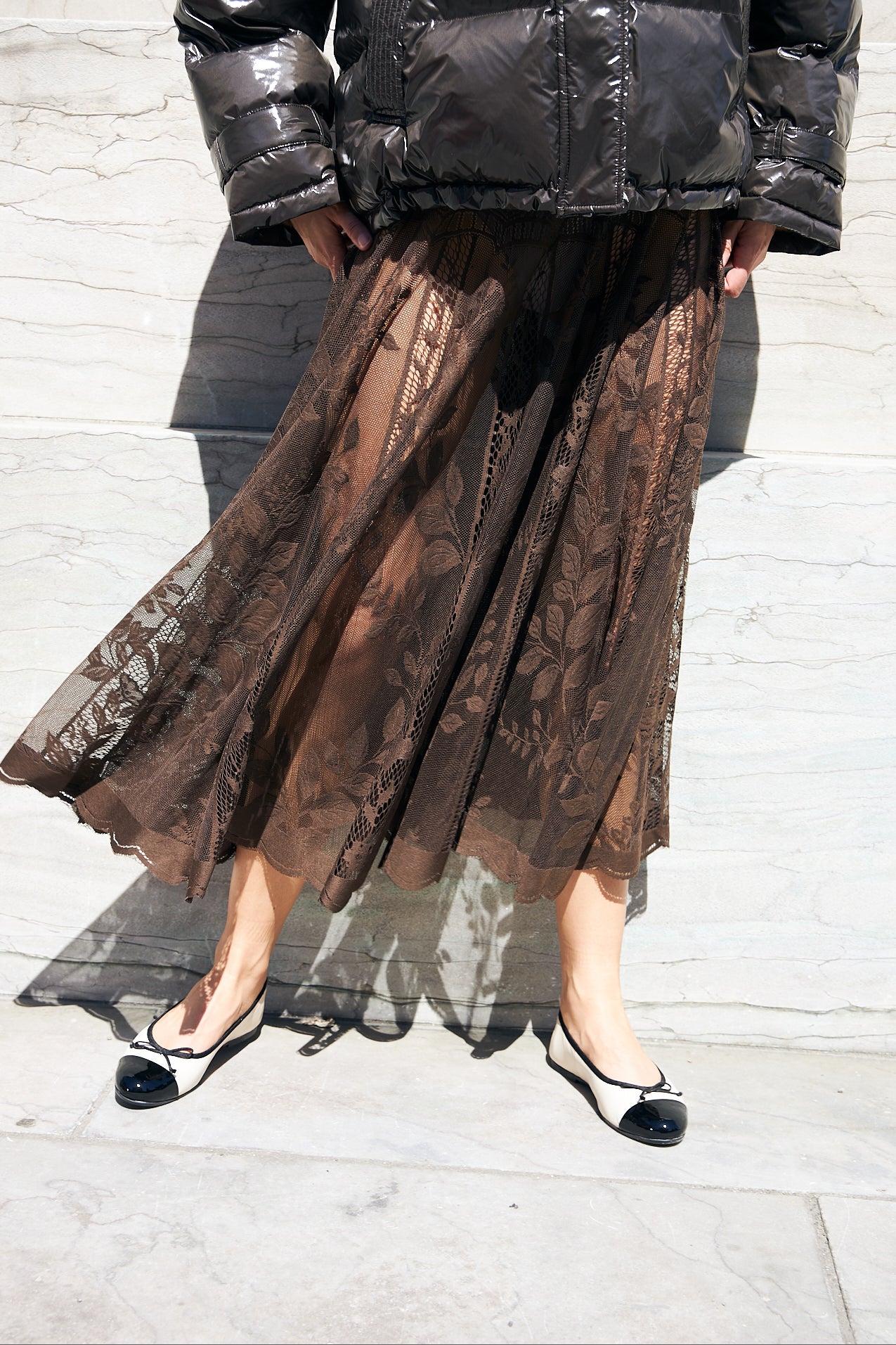 Lollys Laundry CollinsLL Maxi Skirt Skirt  87 Dark Mokka