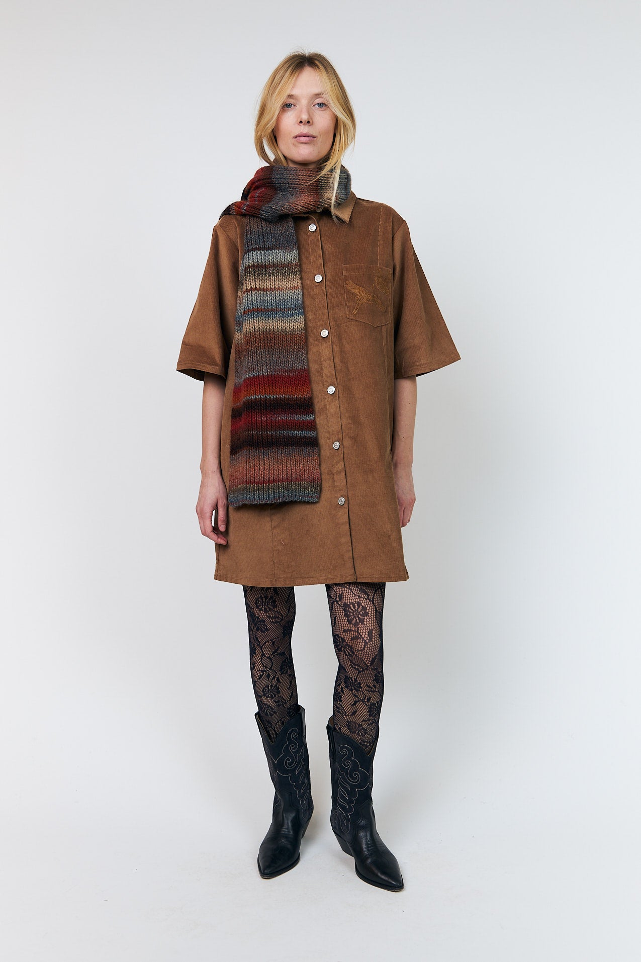 Lollys Laundry DafneLL Knit Scarf scarf 54 Rust