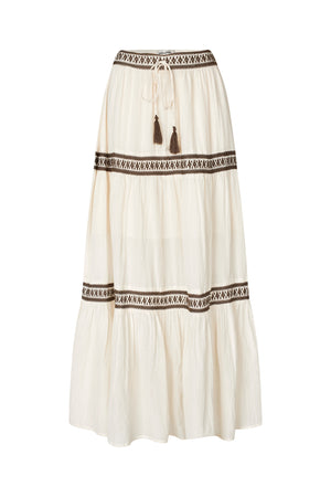 Lollys Laundry DiamondLL Maxi Skirt Skirt 02 Creme