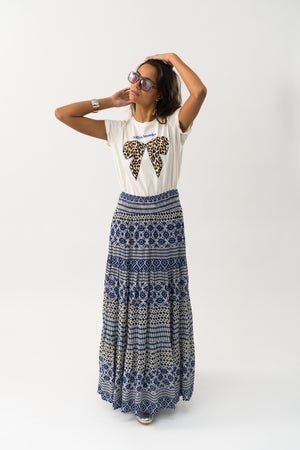Lollys Laundry DiamondLL Maxi Skirt Skirt 20 Blue