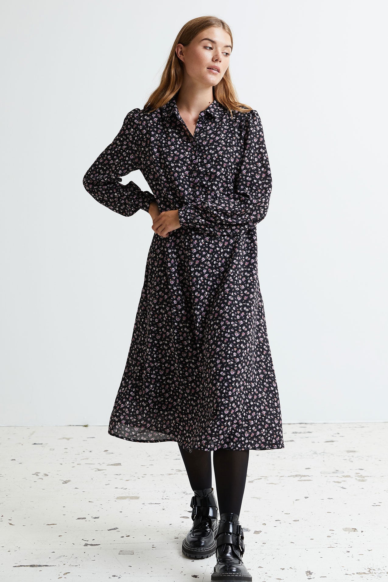 Dita Dress - Flower Print