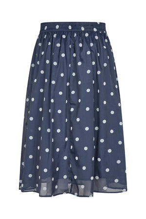 Lollys Laundry EllaLL Midi Skirt Skirt 23 Dark Blue