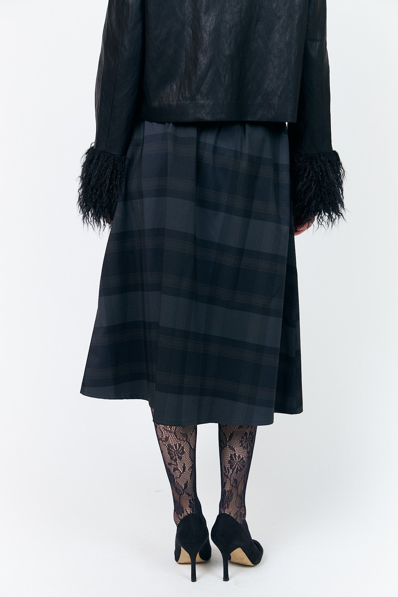 EllaLL Midi Skirt - Dark Grey
