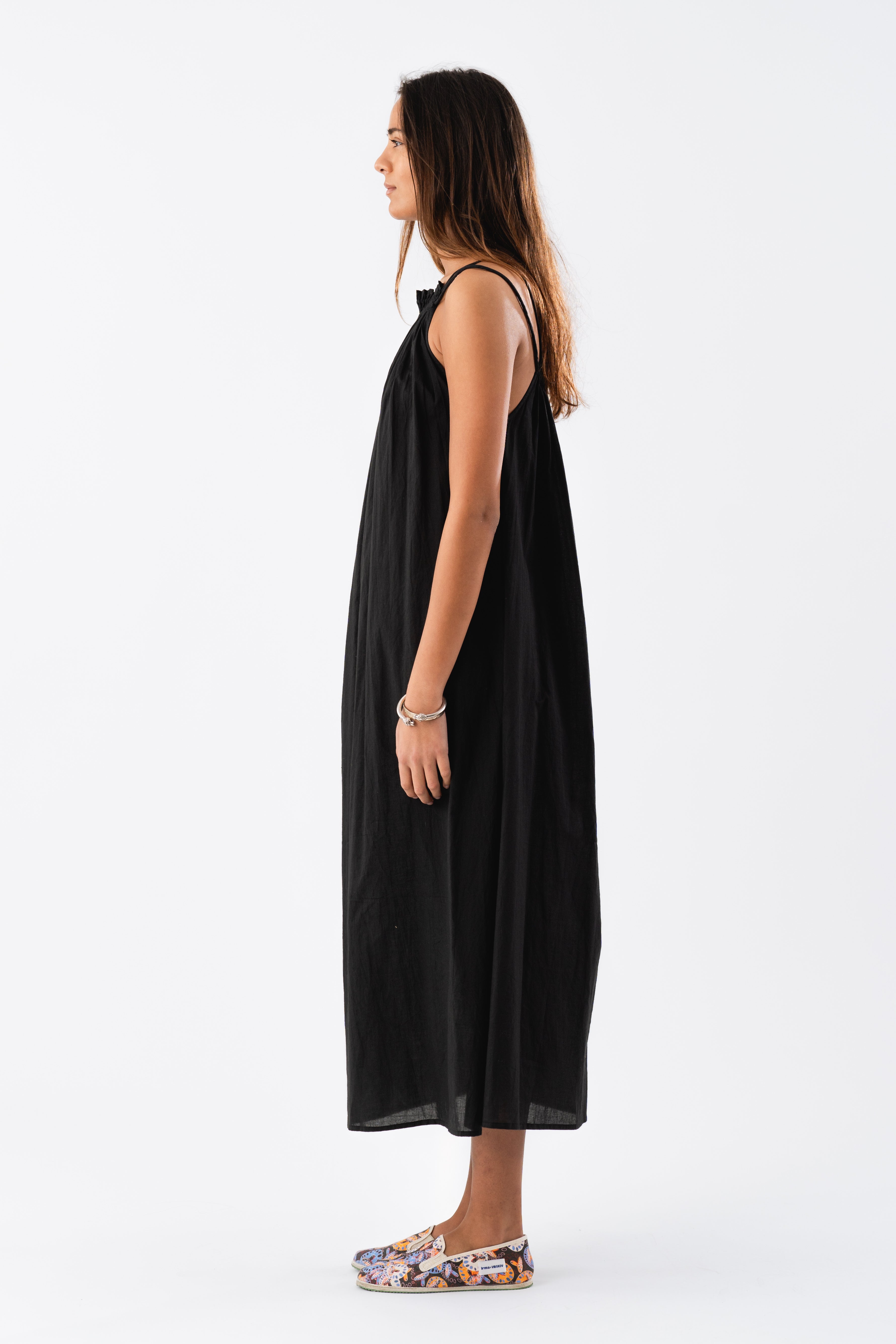 Lollys Laundry EmmelineLL Maxi Dress SL Dress 18 Washed Black