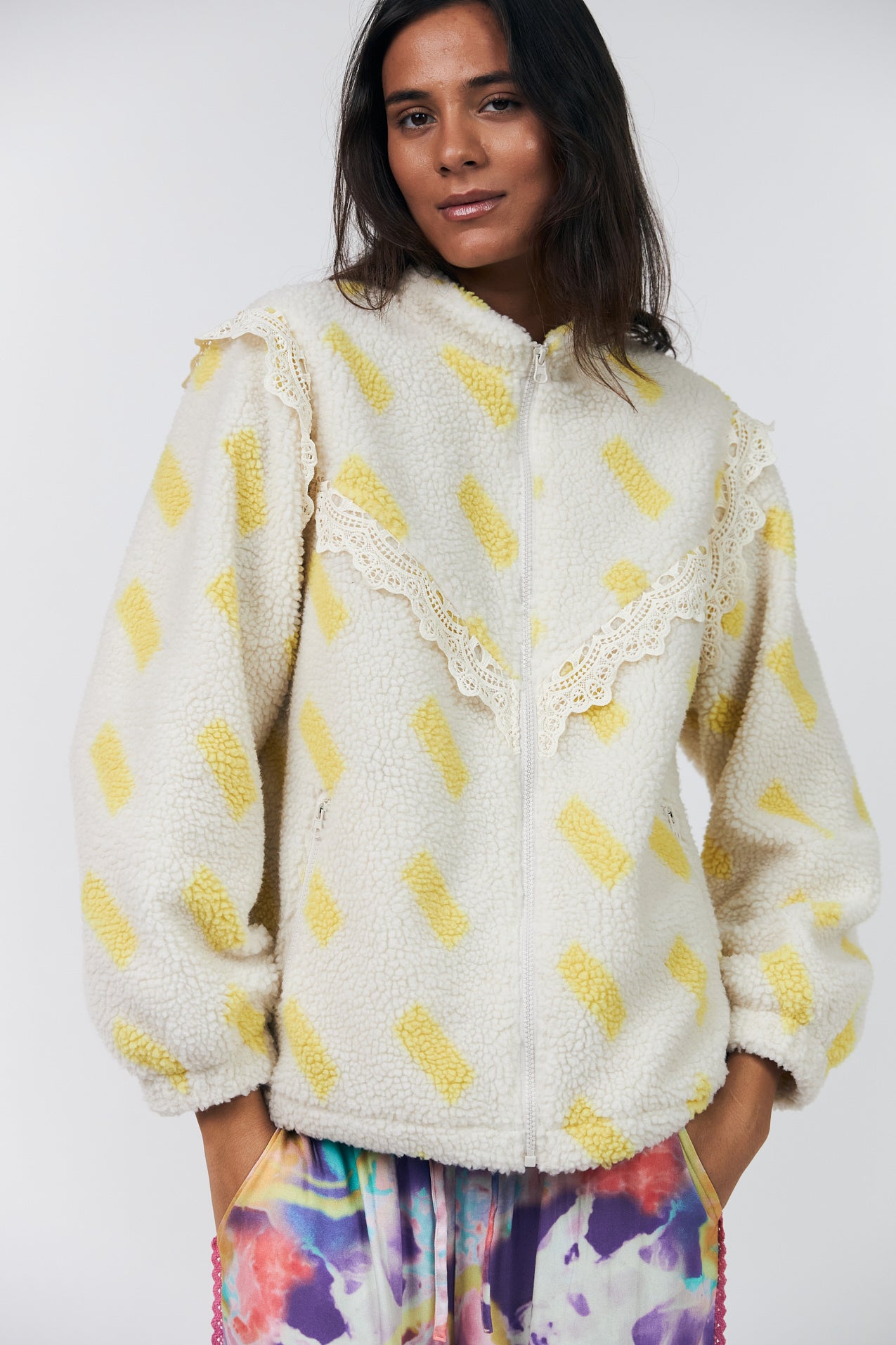 FalLL Teddy Jacket - Light Yellow
