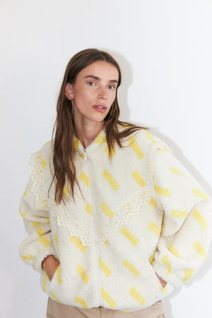 Lollys Laundry FalLL Teddy Jacket Outerwear 93 Light Yellow