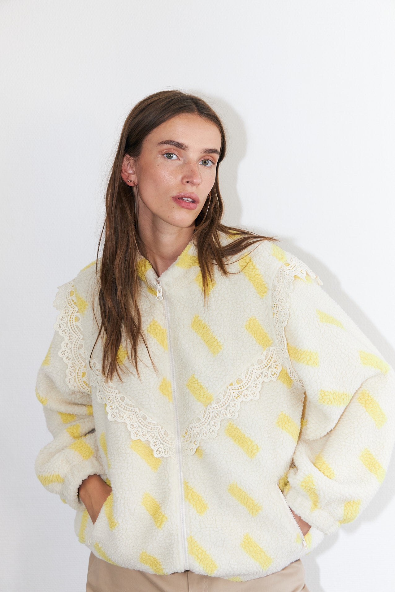 FalLL Teddy Jacket - Light Yellow