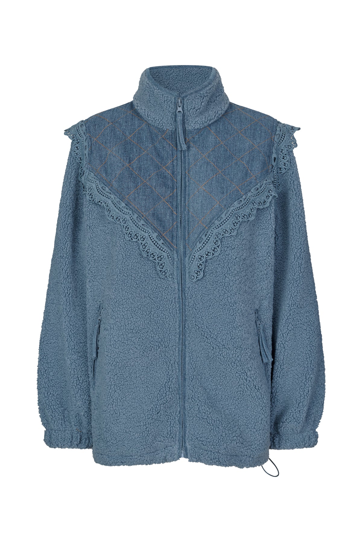 Lollys Laundry FalLL Teddy Jacket Outerwear 29 Dusty Blue