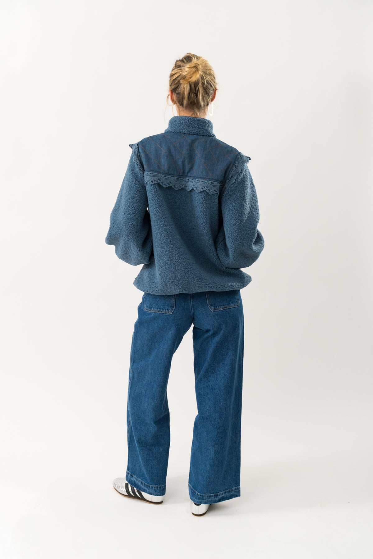 Lollys Laundry FalLL Teddy Jacket Outerwear 29 Dusty Blue