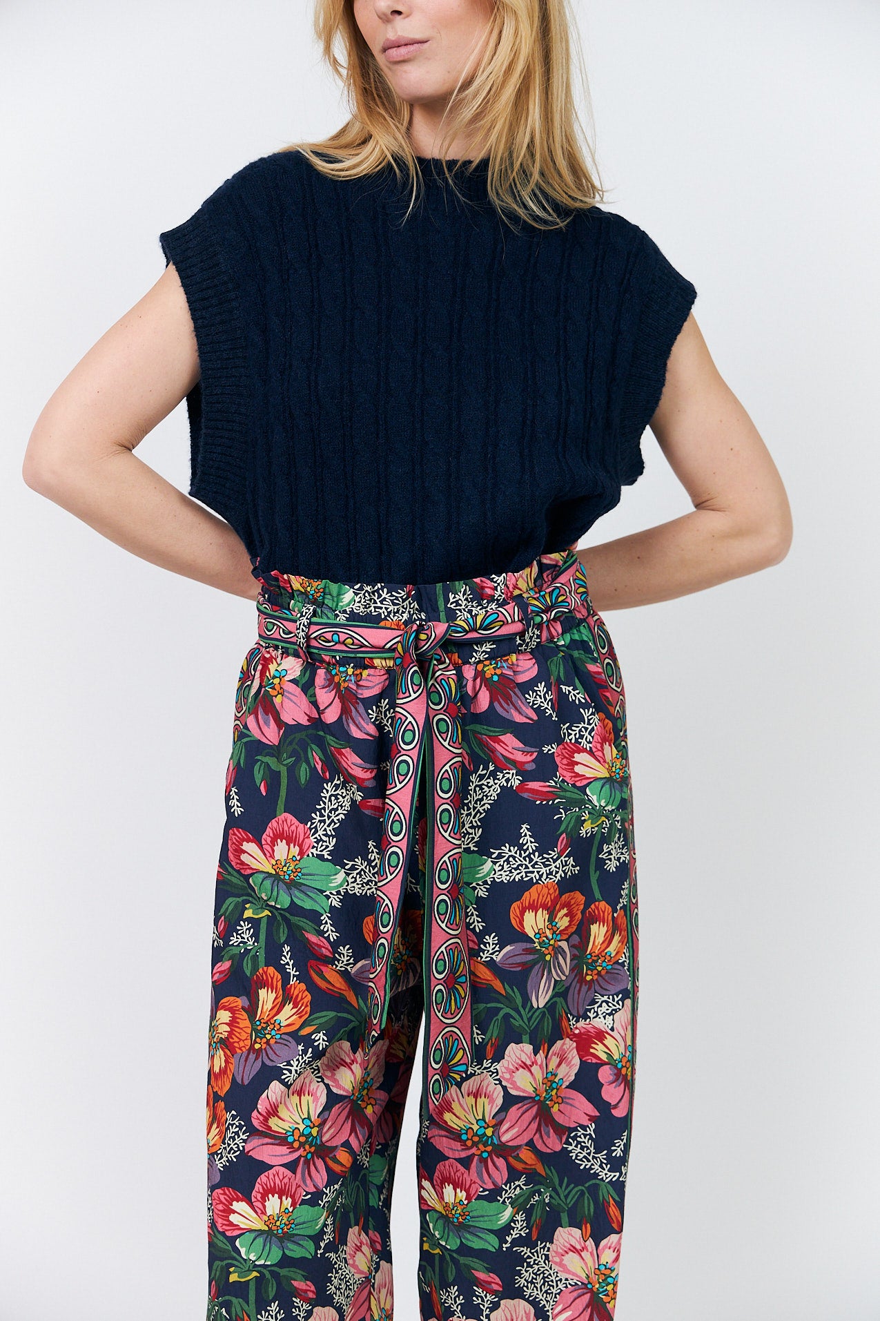Lollys Laundry FinnLL Knit Vest Vest 27 Dark Navy