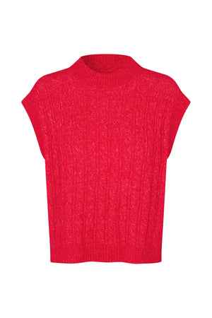 Lollys Laundry FinnLL Knit Vest Vest 30 Red
