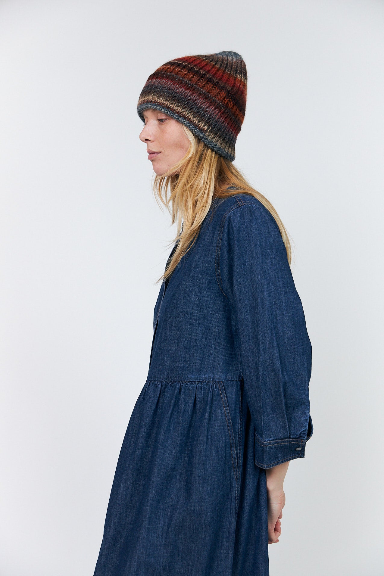 Lollys Laundry ForrestLL Knit Beanie Hat 54 Rust