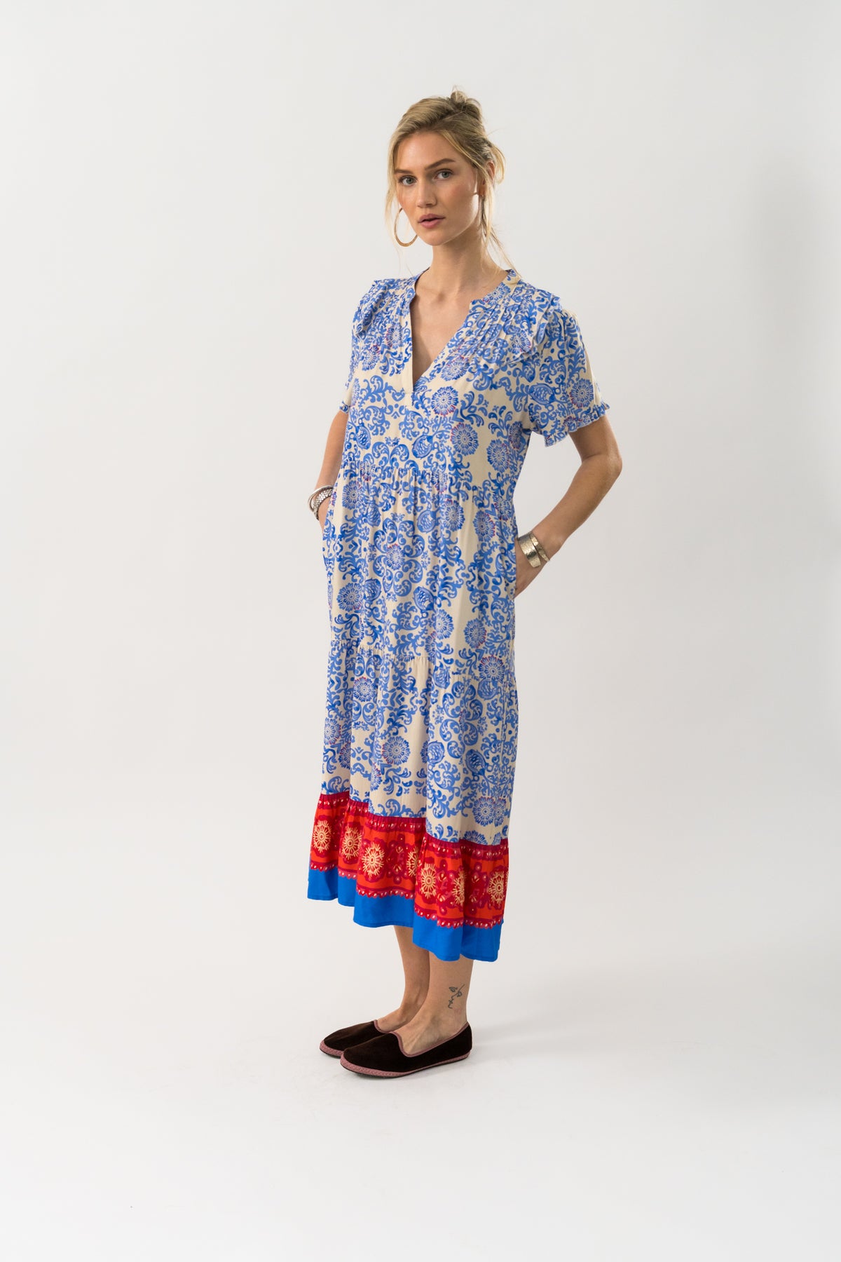 Lollys Laundry FreddyLL Midi Dress Dress 22 Light Blue