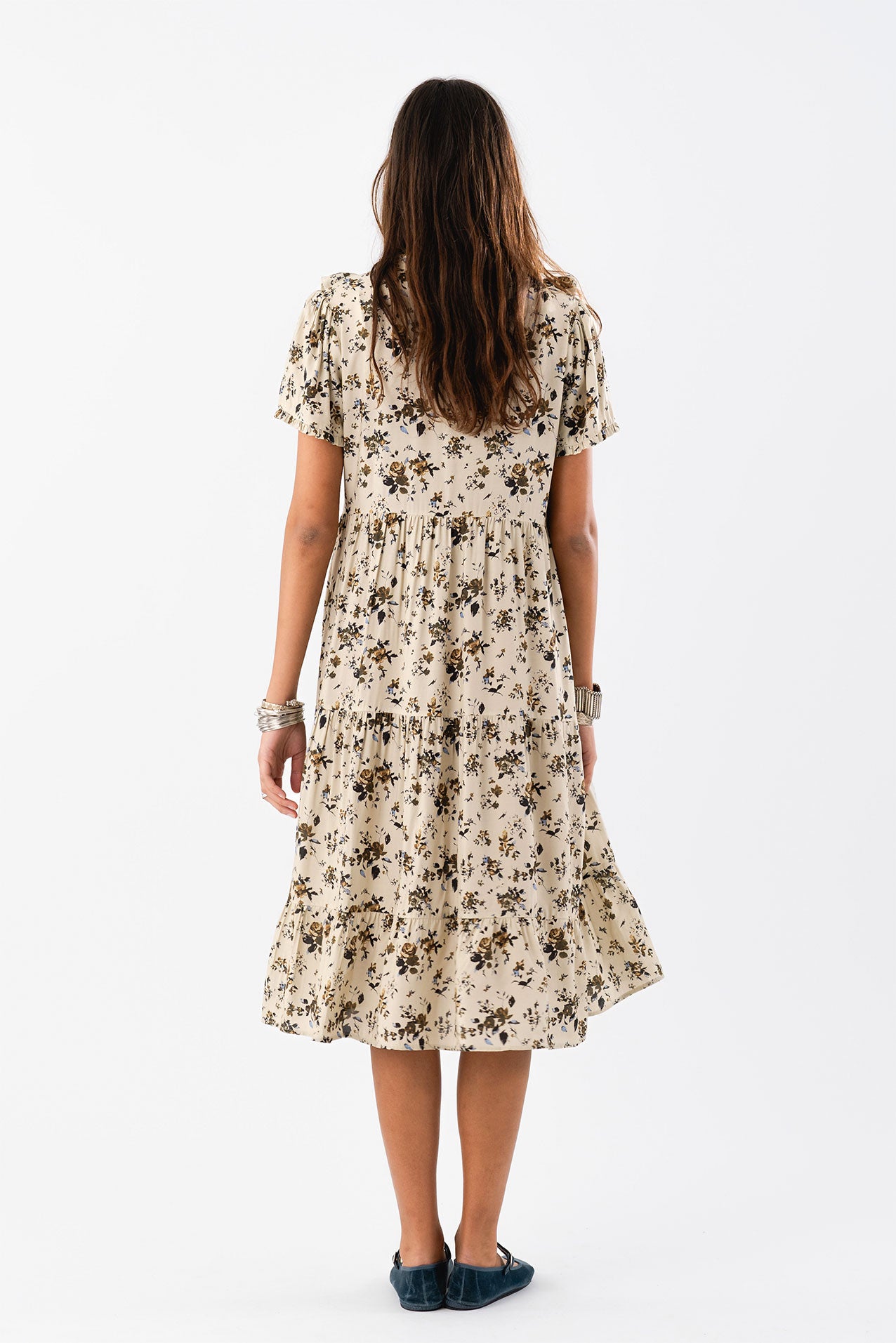 Lollys Laundry FreddyLL Midi Dress SS Dress 74 Flower Print