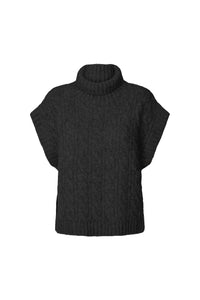 FresnoLL Knit Vest SL - Black