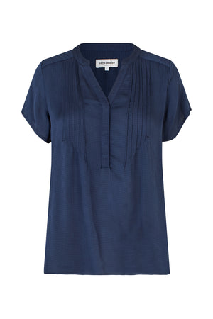 Lollys Laundry HeatherLL Blouse Blouse 23 Dark Blue