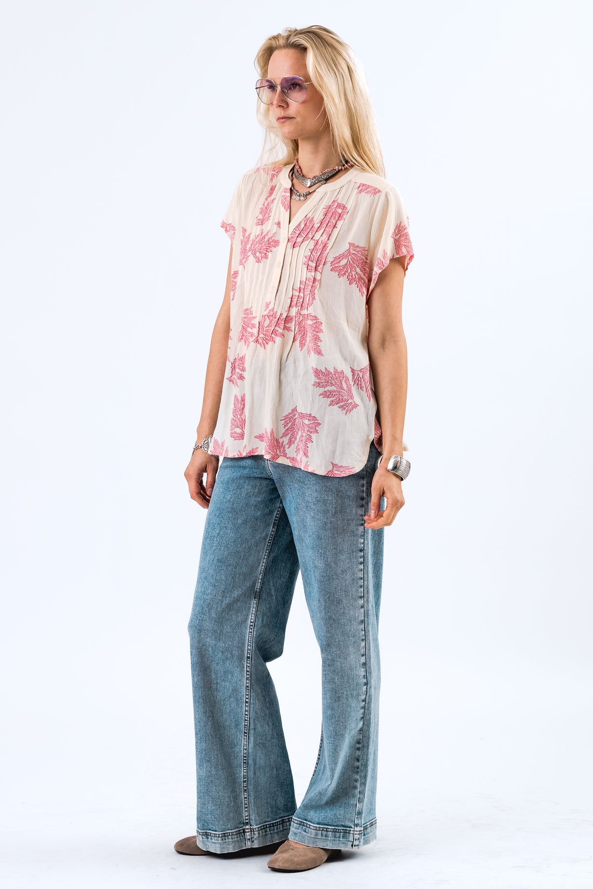 Lollys Laundry HeatherLL Blouse Blouse 51 Pink