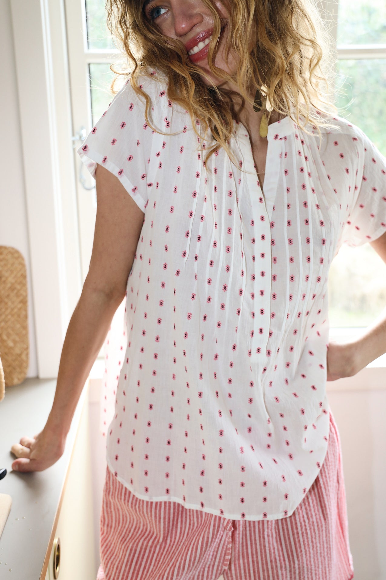 Lollys Laundry HeatherLL Bluse Top 02 Creme