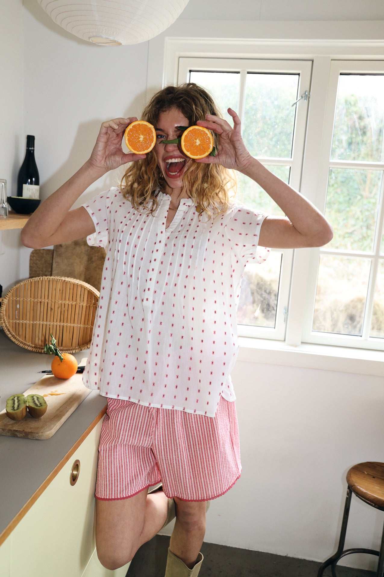 Lollys Laundry HeatherLL Bluse Top 02 Creme