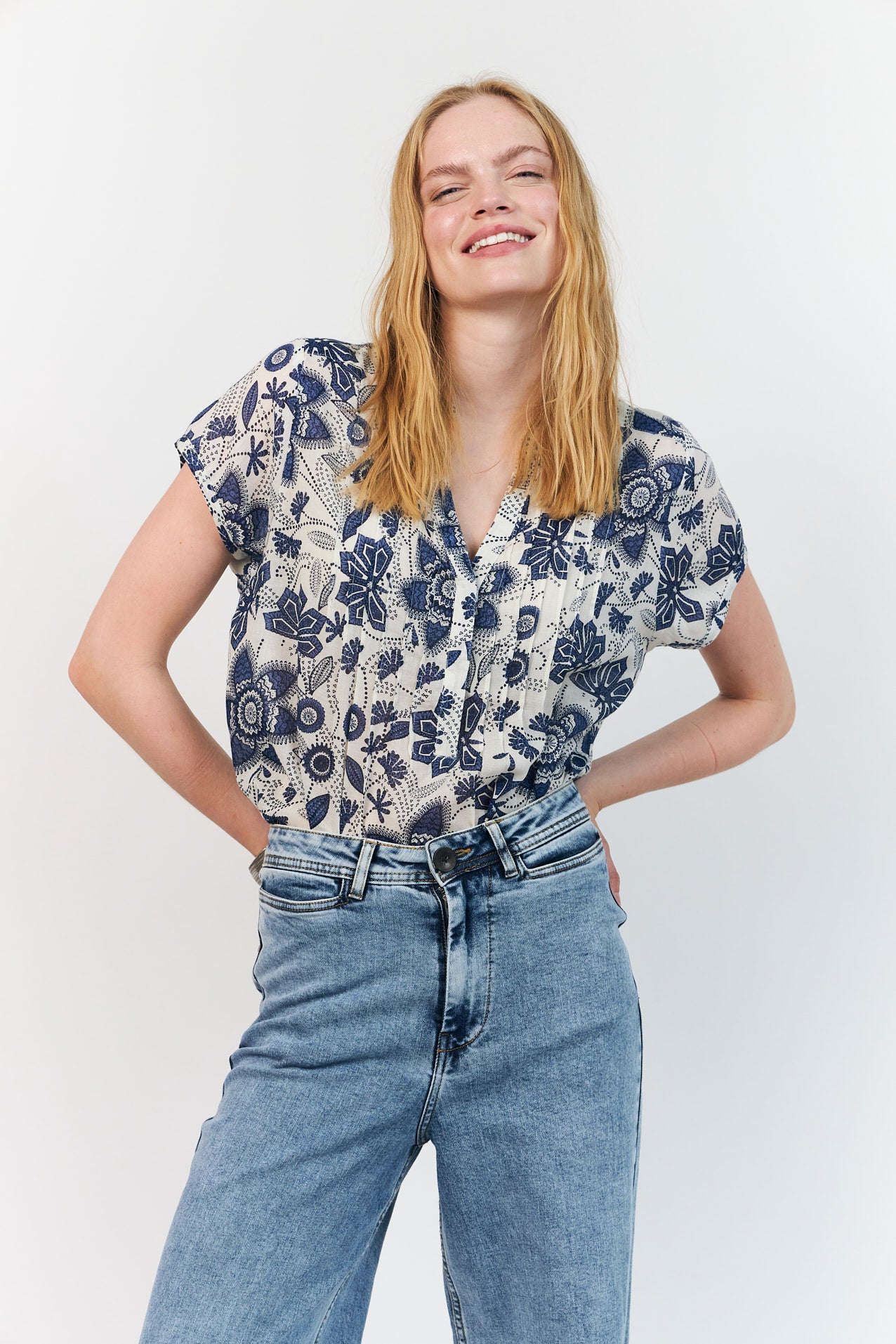 HeatherLL Blouse - Blue