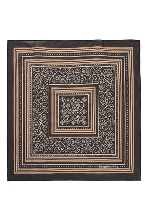 Lollys Laundry HemlockLL Bandana Scarf 99 Black