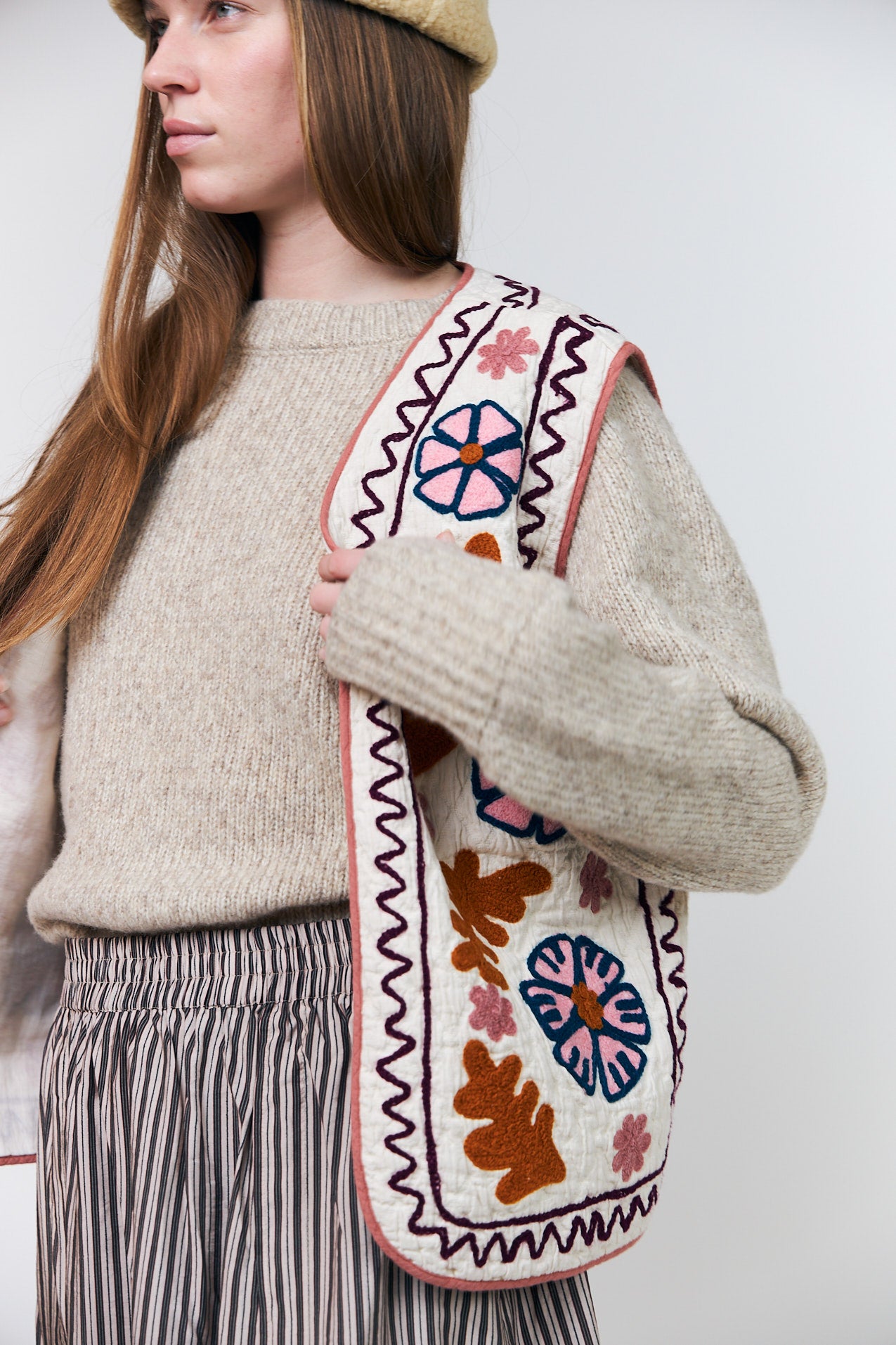 Lollys Laundry HoneyLL Vest Vest 02 Creme