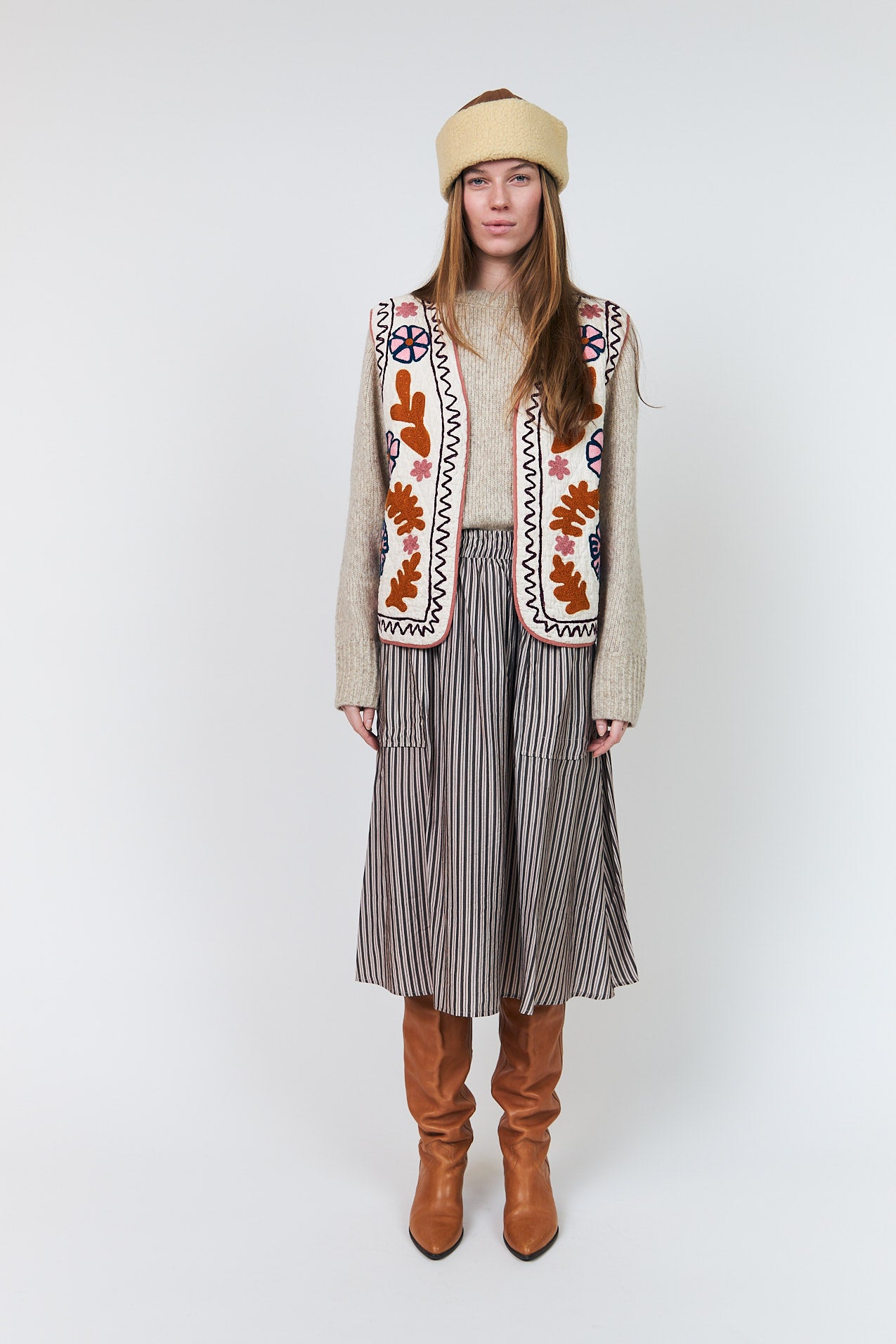 Lollys Laundry HoneyLL Vest Vest 02 Creme
