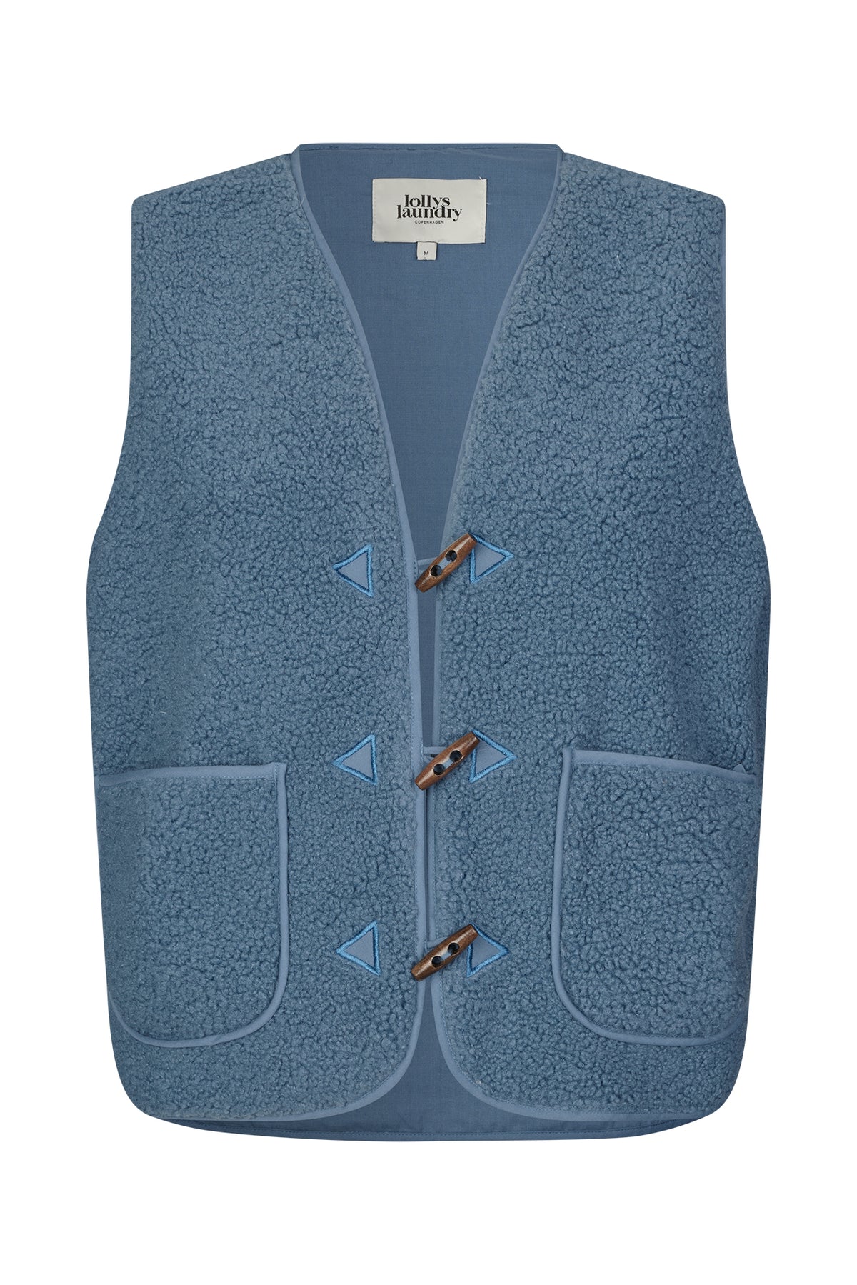 Lollys Laundry HugoLL Vest Vest 29 Dusty Blue