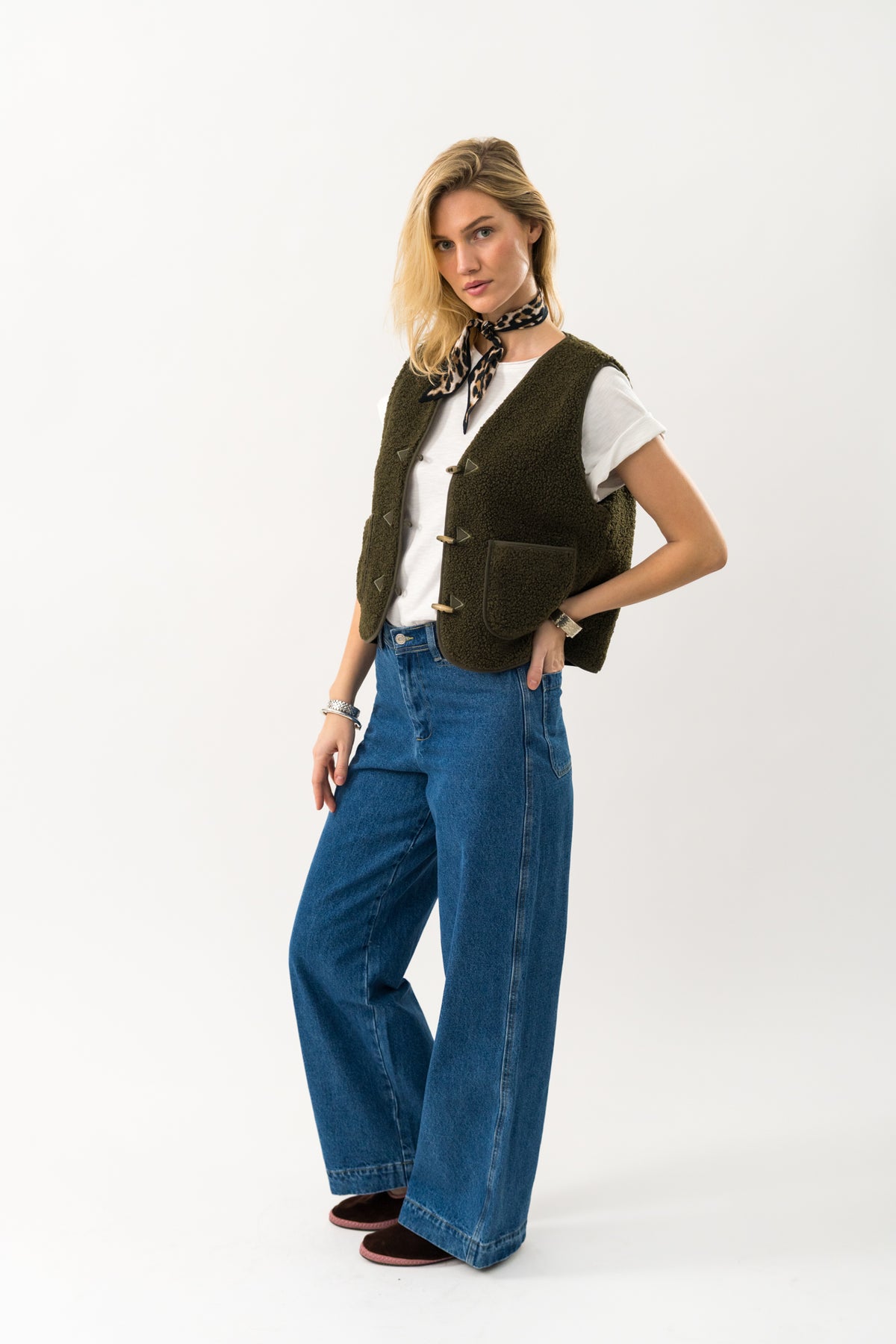 Lollys Laundry HugoLL Vest Vest 42 Dark Green