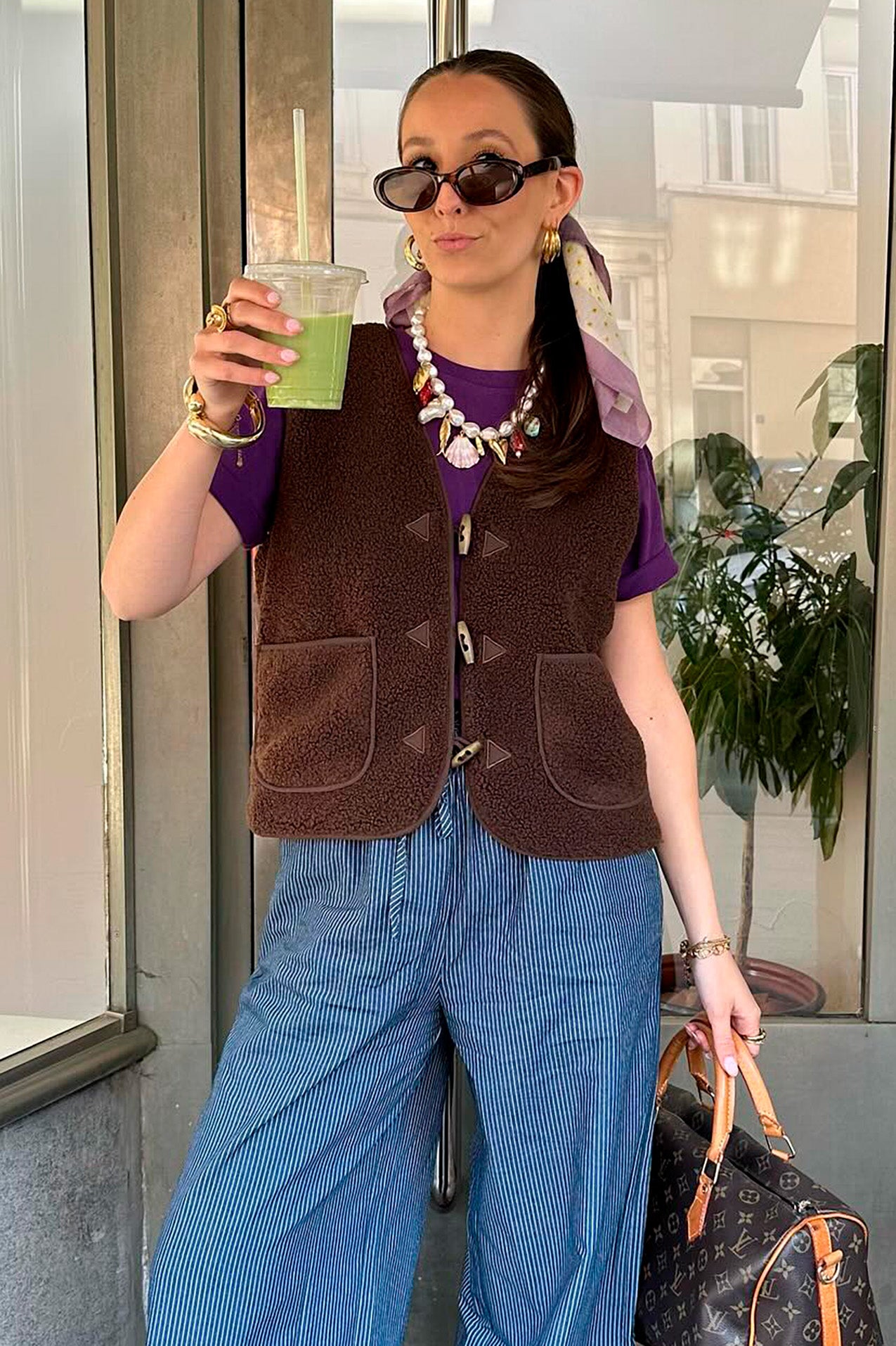 Lollys Laundry HugoLL Vest Vest  87 Dark Mokka