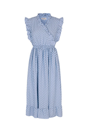 Lollys Laundry IdinaLL Midi Dress Dress 22 Light Blue