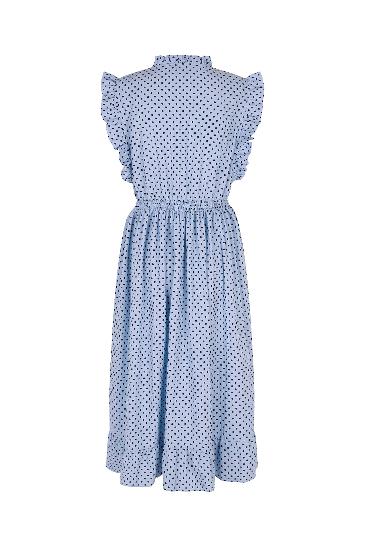 Lollys Laundry IdinaLL Midi Dress SL Dress 22 Light Blue