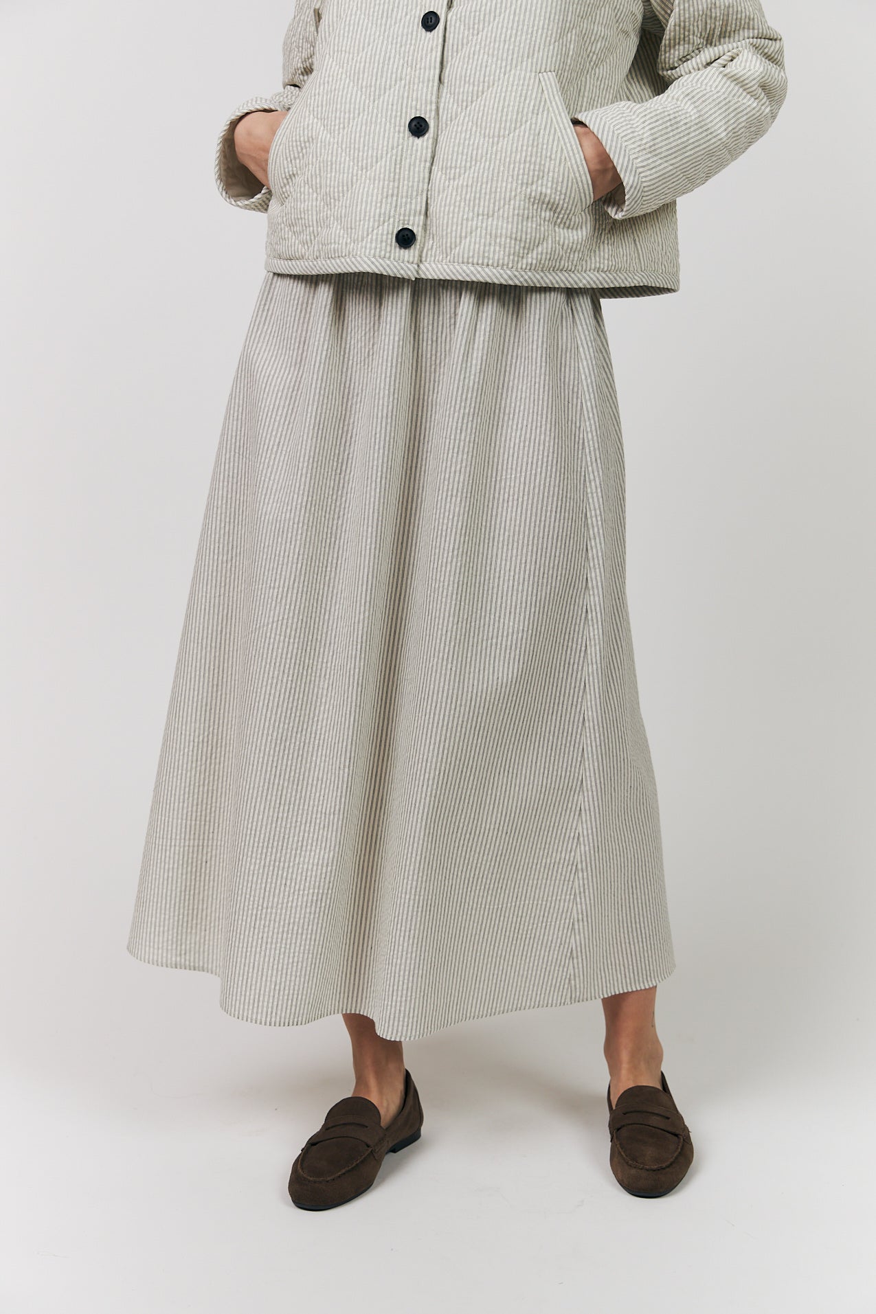 Lollys Laundry IslaLL Maxi Skirt Skirt 80 Stripe