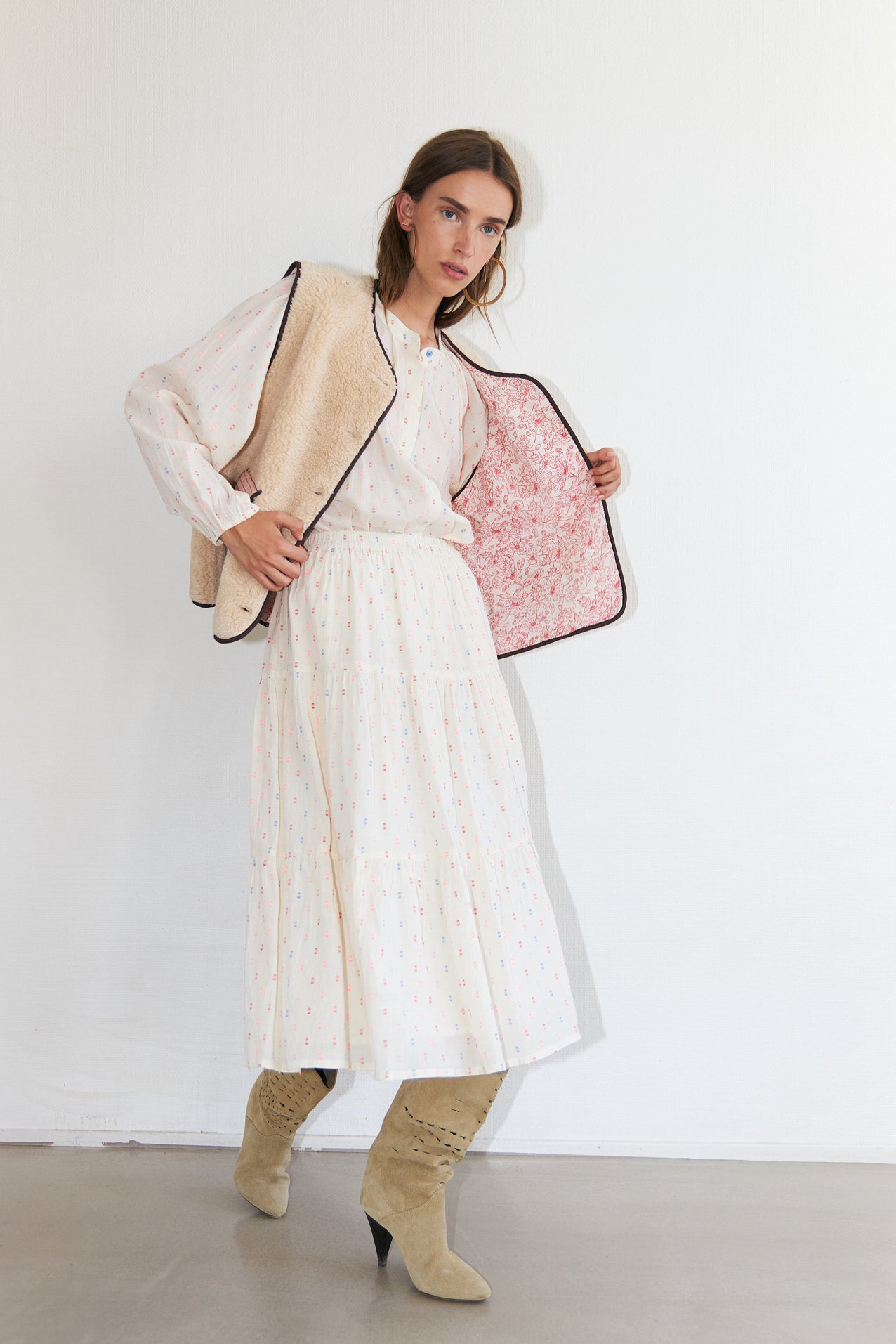 Lollys Laundry JaceLL Love Vest Vest 08 Beige