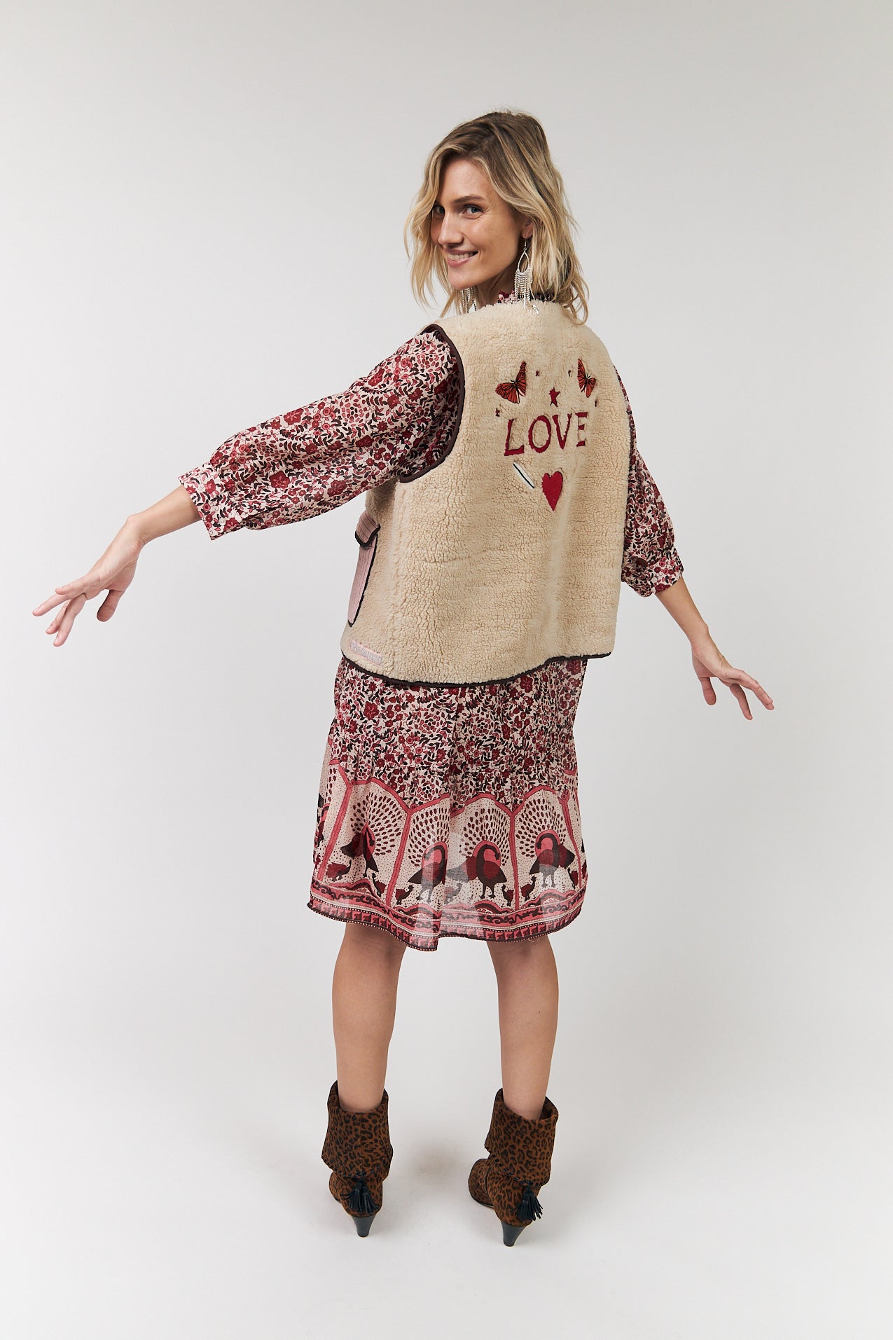 Lollys Laundry JaceLL Love Vest Vest 08 Beige