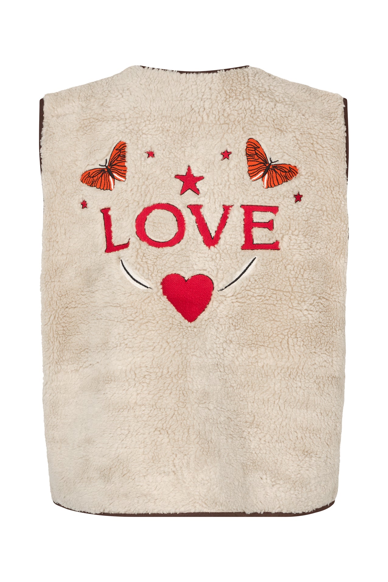 Lollys Laundry JaceLL Love Vest Vest 08 Beige