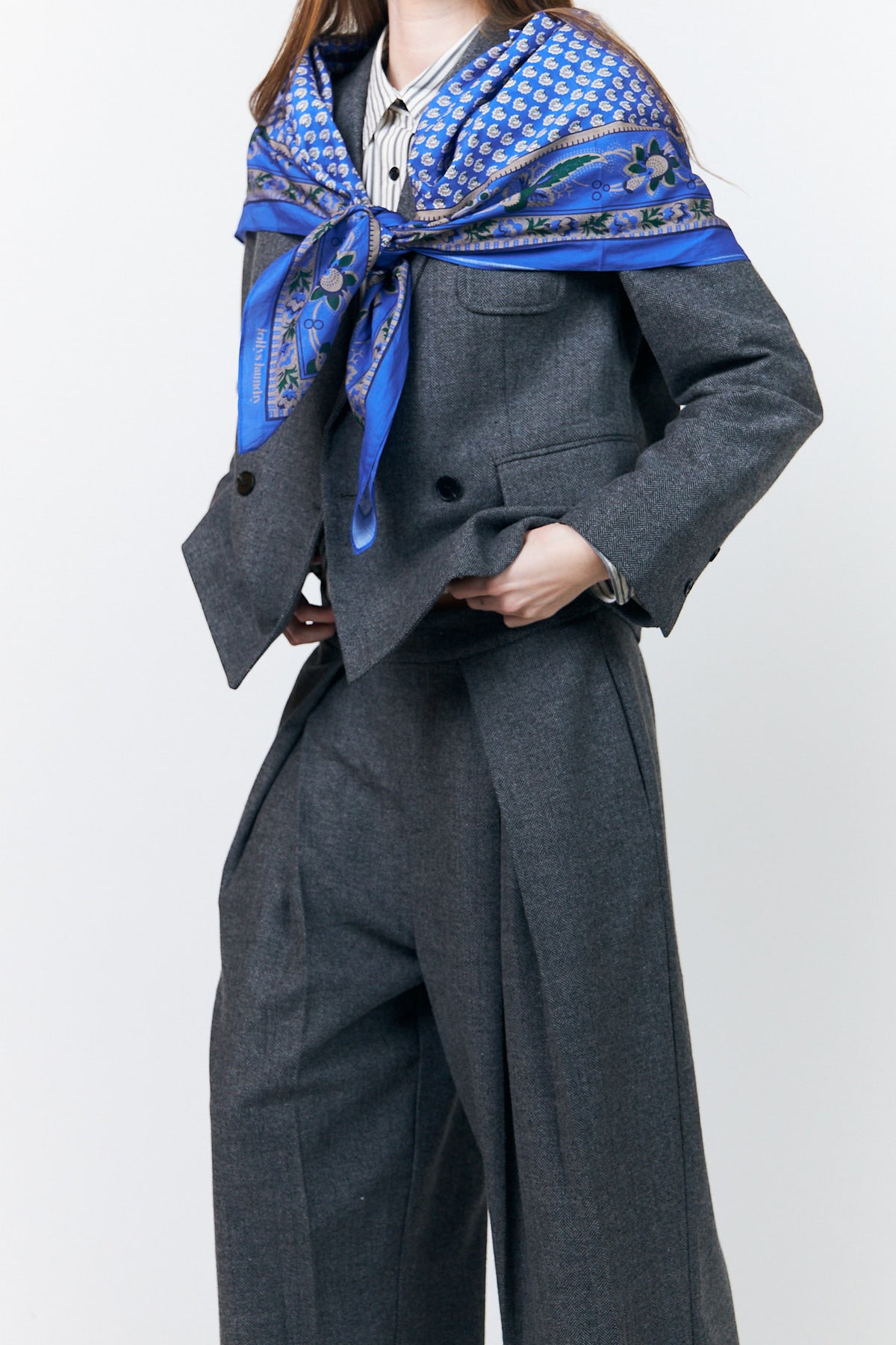 Lollys Laundry JennaLL Big Scarf Scarf 20 Blue